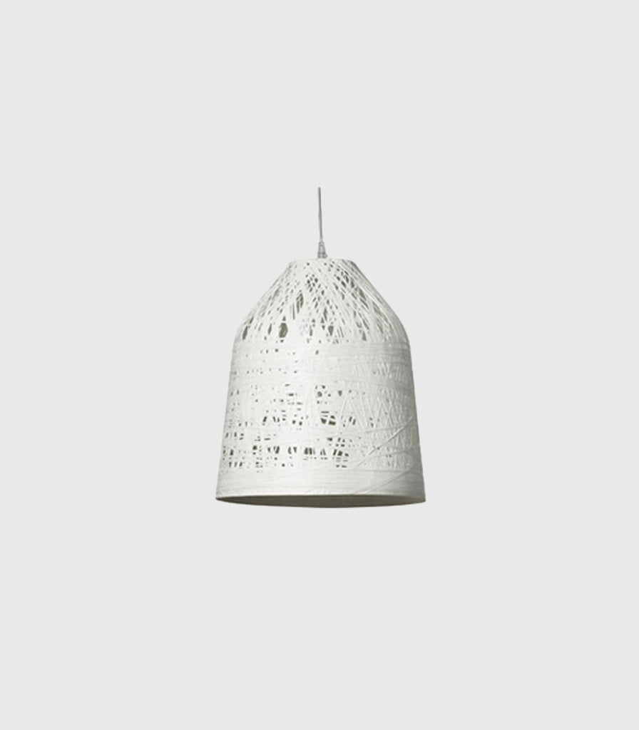 Karman Black Out White Pendant Light in Small size