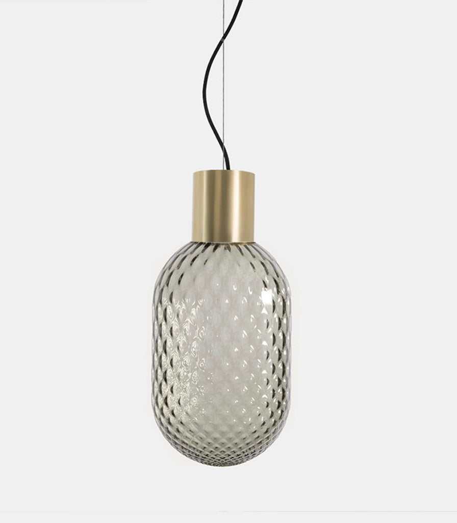 Il Fanale Bloom Pendant Light in Long/Grey Satin