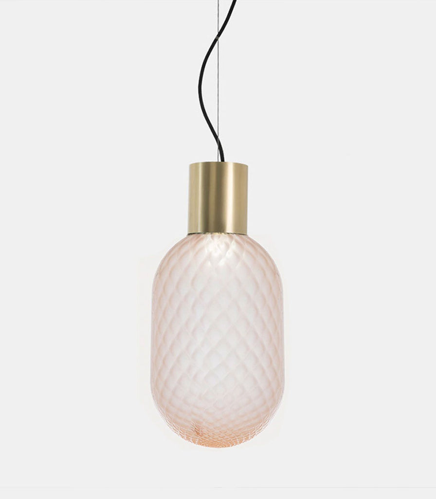 Il Fanale Bloom Pendant Light in Long/Pink Satin