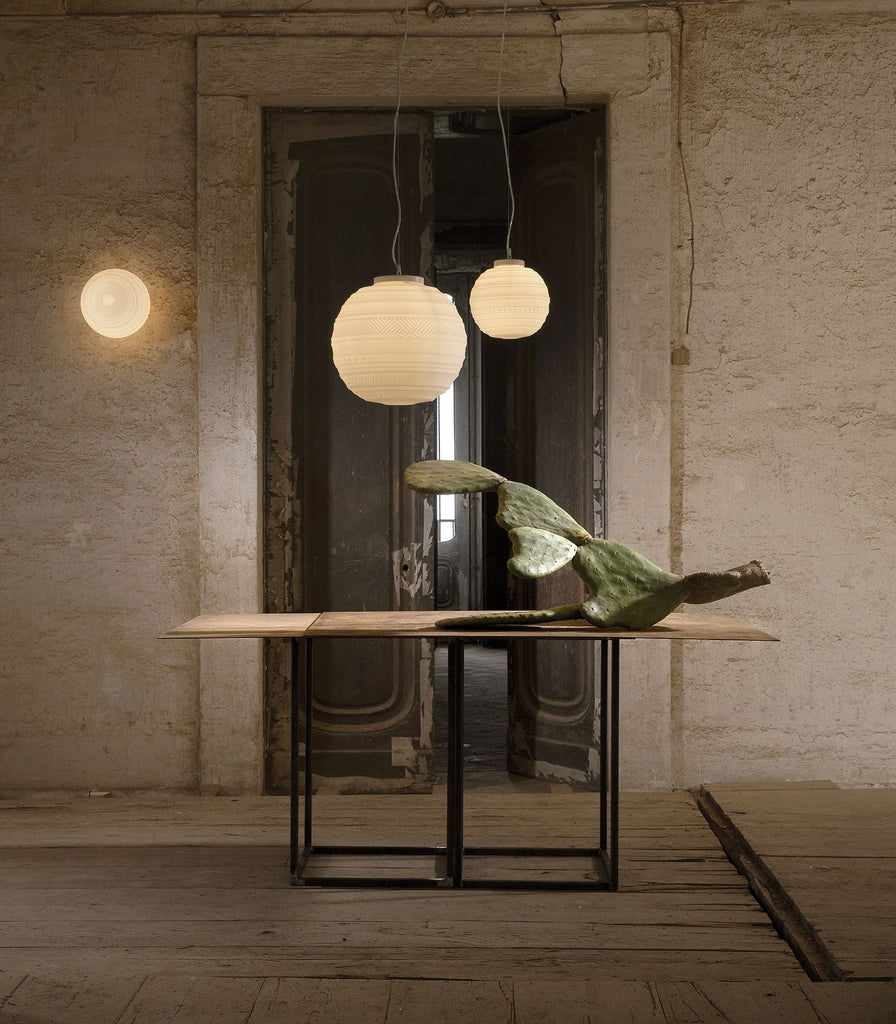 Karman Braille Pendant Light featured within a interior space