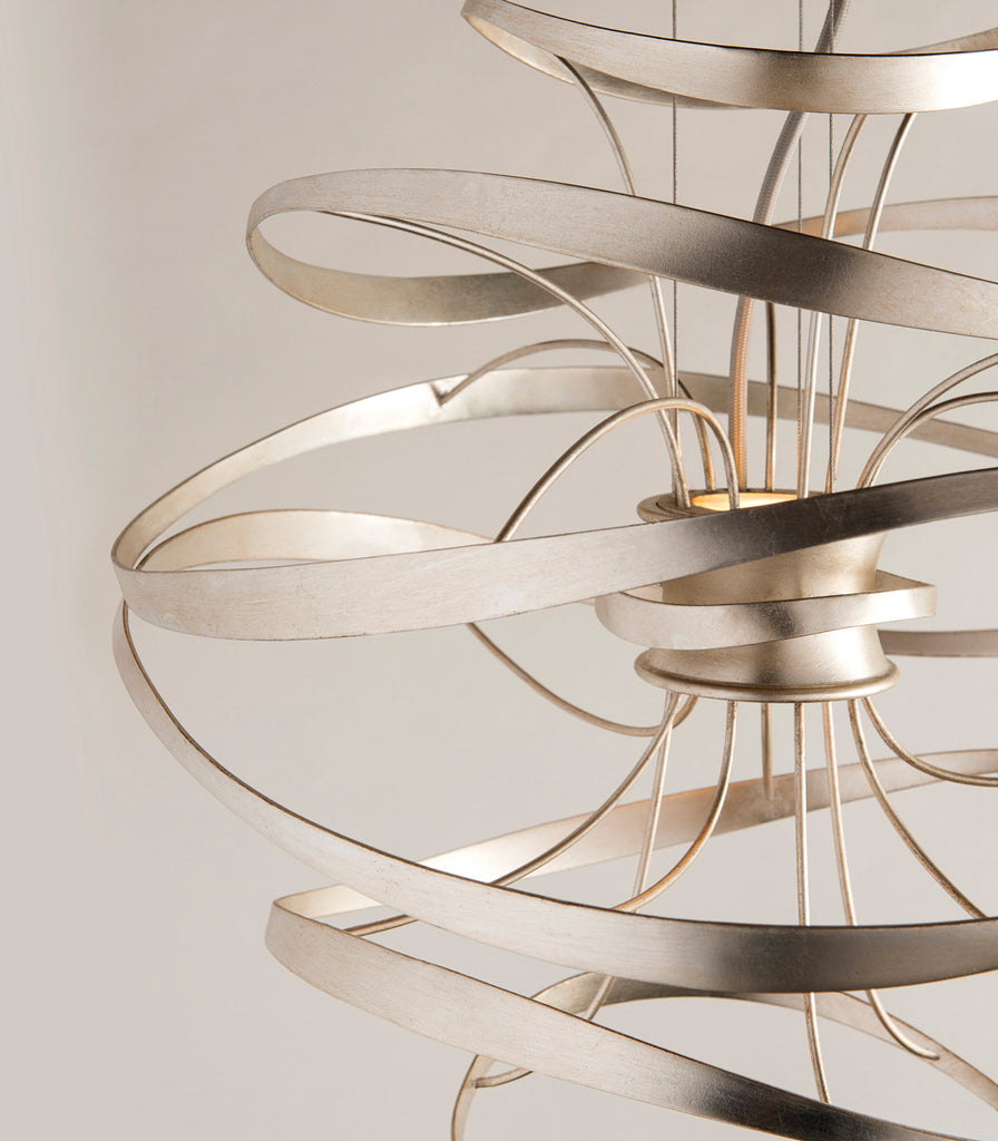 Hudson Valley Calligraphy Pendant Light featured within a interior space
