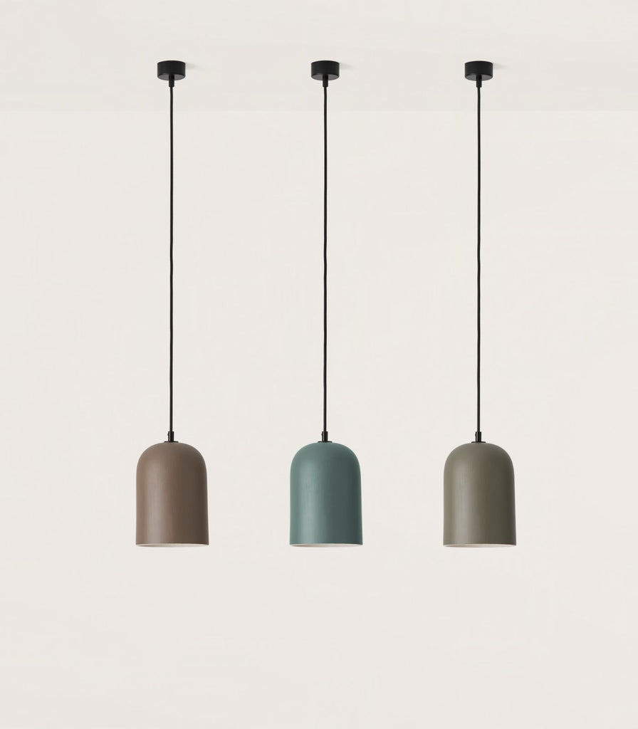 Aromas Copo Pendant Light featured within a interior space