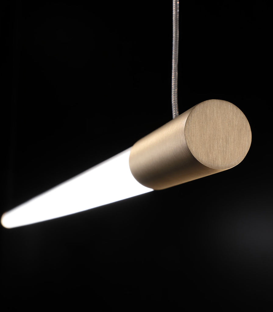 Zava Cosimo Pendant Light in Brass Close Up