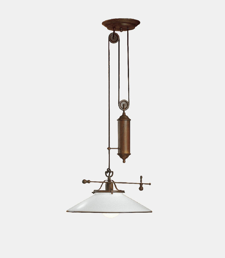 II Fanale Country Pendant Light Counterweight Rise/Fall featured within interior space
