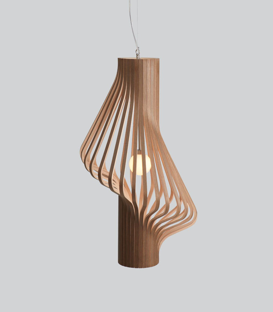 Northern Diva Pendant Light in Smoked Oak