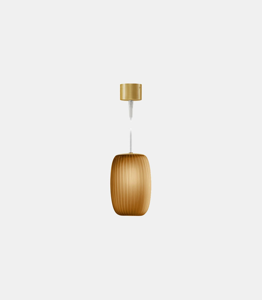 Panzeri Ely Pendant Light in Tobacco Glass