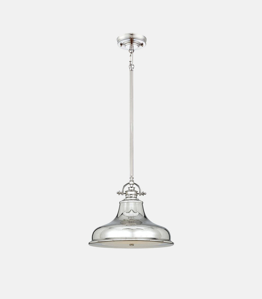 Elstead Emery Pendant Light in Imperial Silver/Medium