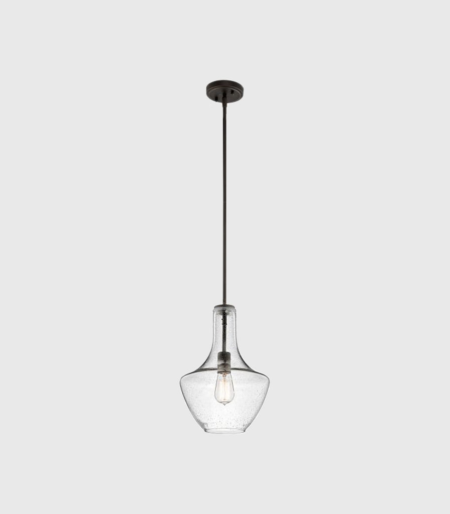 Elstead Everly Pendant Light in Old Bronze/Small