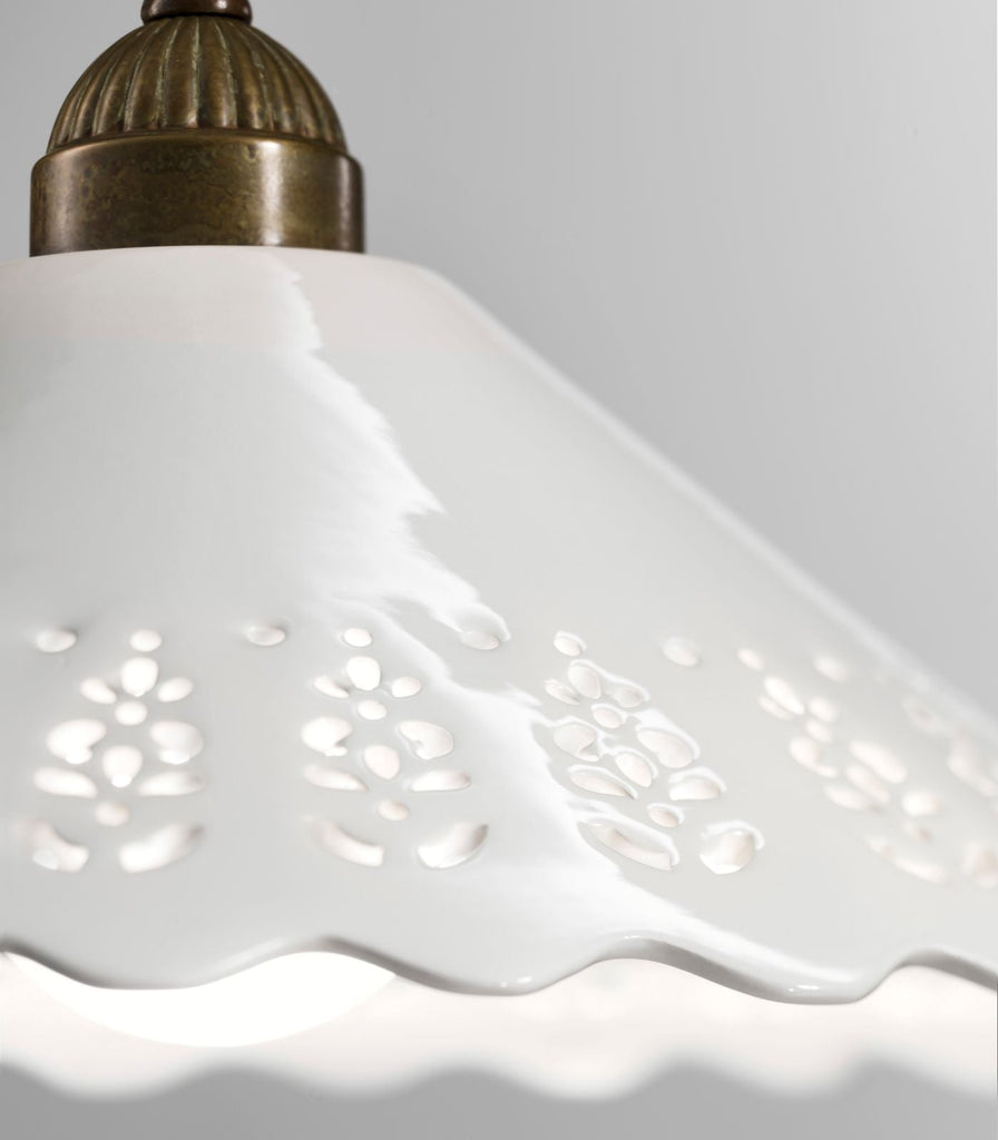 Il Fanale Fiori di Pizzo Pendant Light in Small size close up