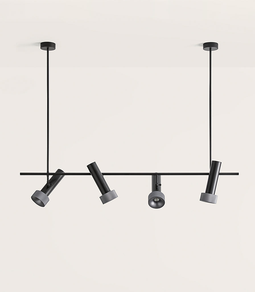 Aromas Focus Linear Pendant Light in Anthracite