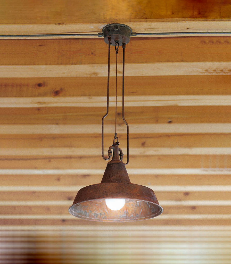 Aldo Bernardi Fonderia Pendant Light in Hook