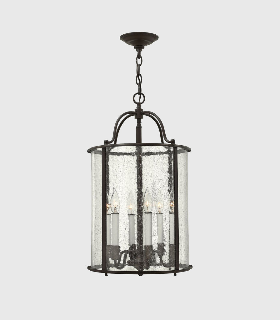 Elstead Gentry Pendant Light in Large/Old Bronze