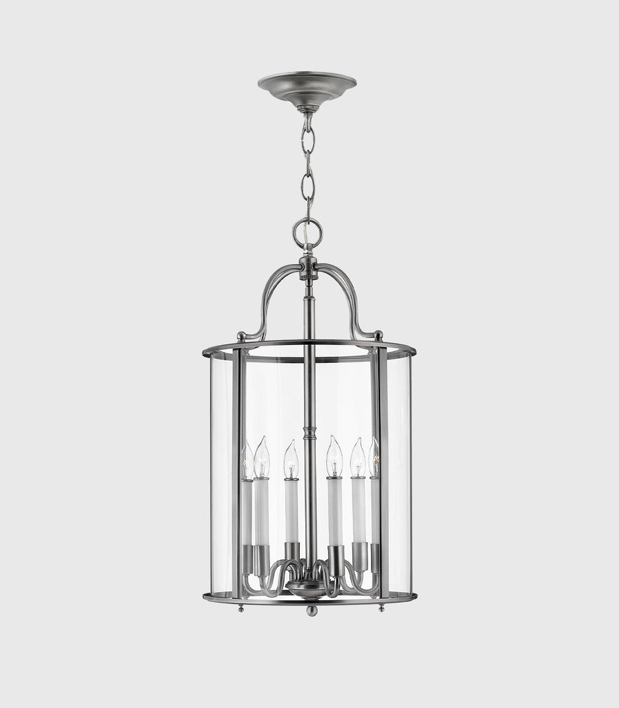 Elstead Gentry Pendant Light in Large/Pewter