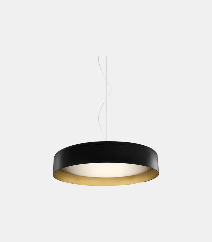 Panzeri Ginevra Pendant Light in Black / Gold / Large