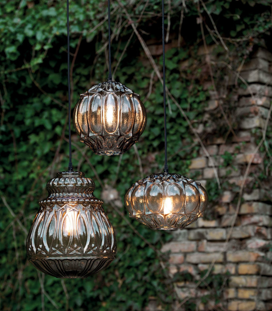 Karman Ginger Outdoor Pendant Light featured within a interior space