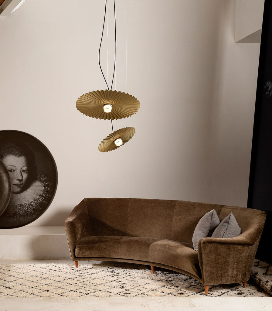 Karman Gonzaga Pendant Light featured within a interior space