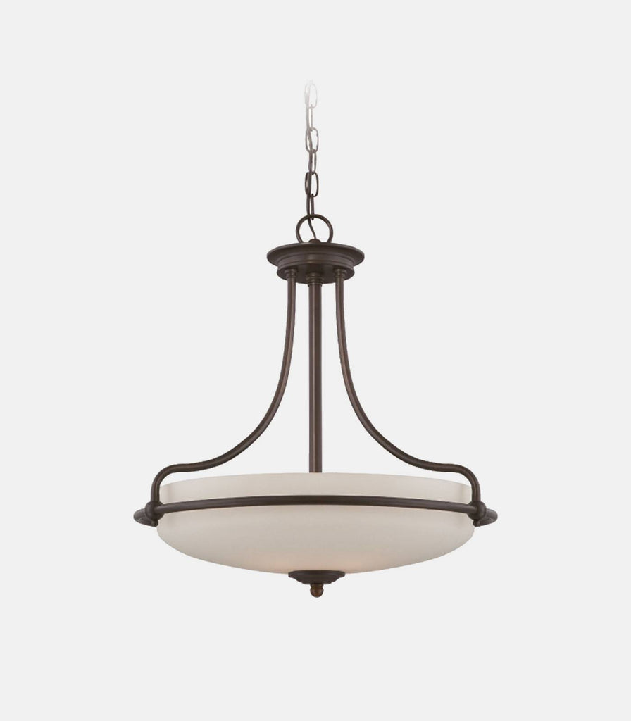 Elstead Griffin Pendant Light in Palladian Bronze