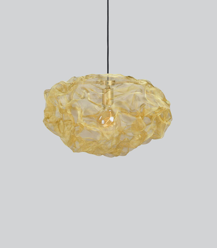 Northern Heat Small Pendant Light in Brass