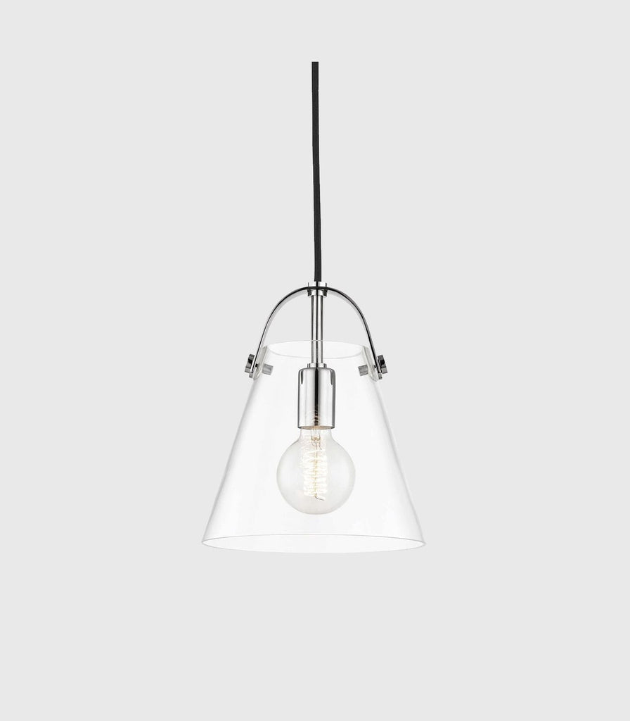 Hudson Valley Karin Pendant Light in Polished Nickel/Small