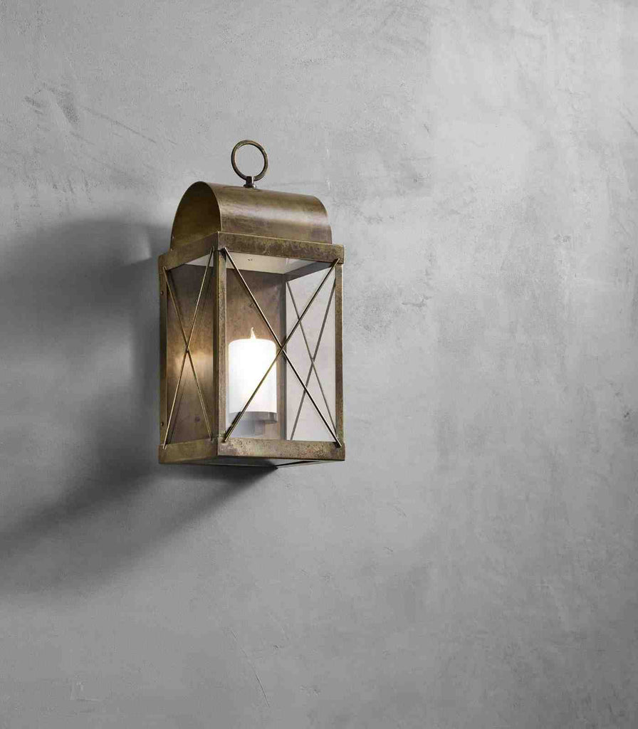 Il Fanale Round Accent Lanterne Wall Light featured within a outdoor space