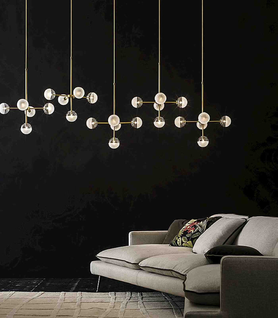 Il Fanale Molecola 5lt Pendant Light featured within a interior space