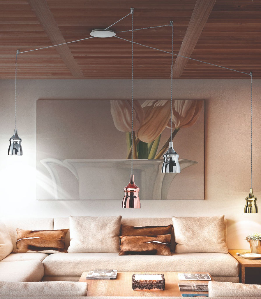 Lodes Nostalgia Small Pendant Light featured within a interior space