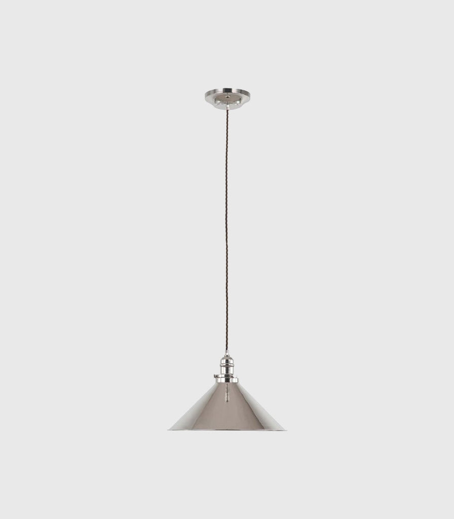 Elstead Provence Pendant Light in Polished Nickel