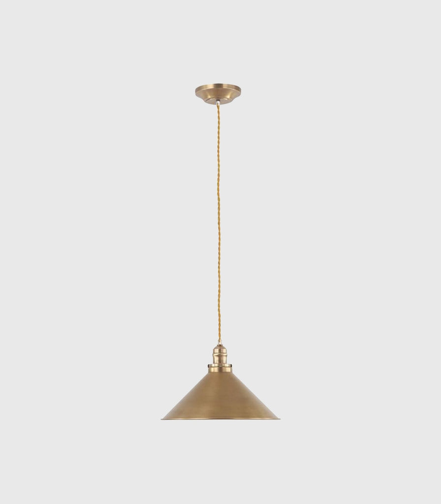 Elstead Provence Pendant Light in Aged Brass