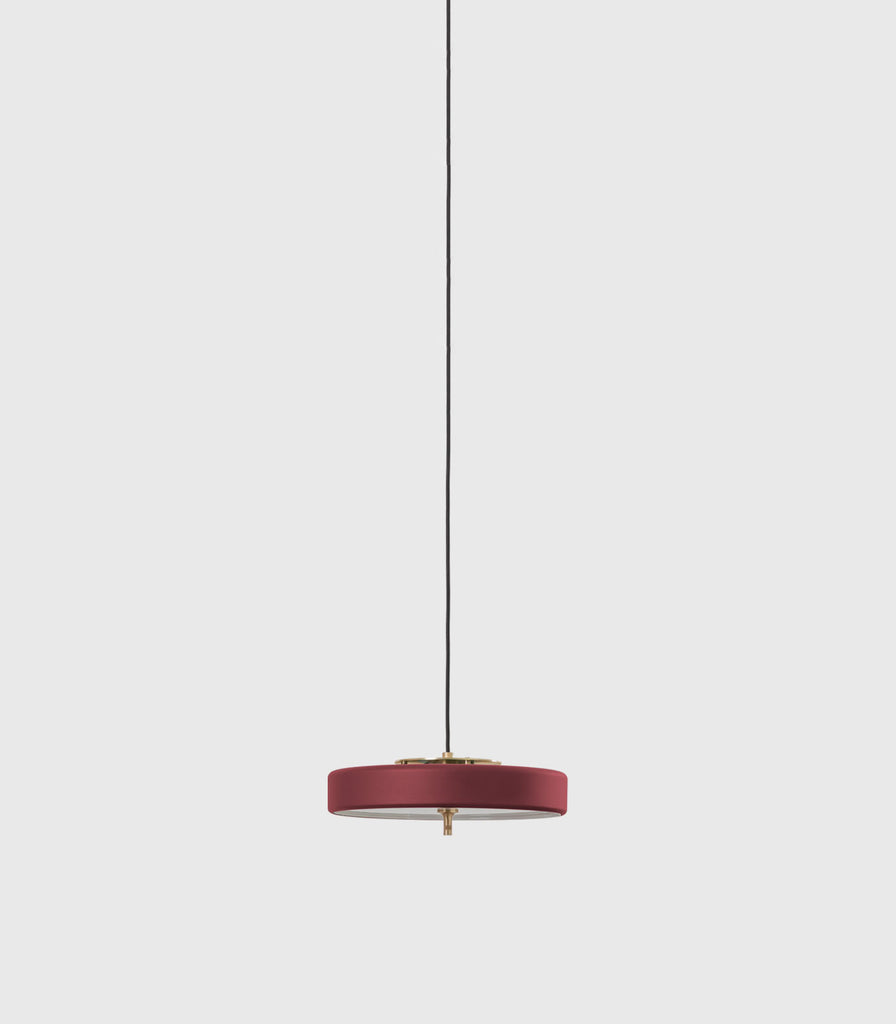 Bert Frank Revolve Pendant Light in Oxblood