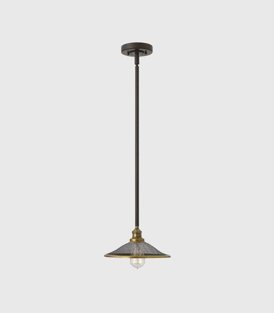 Elstead Rigby Pendant Light in Buckeye Bronze