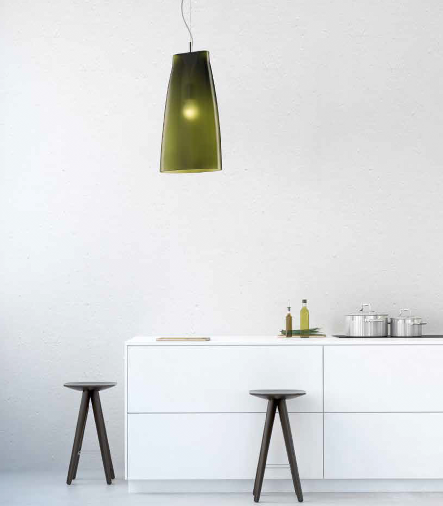 Siru Seppia Pendant Light featured within interior space