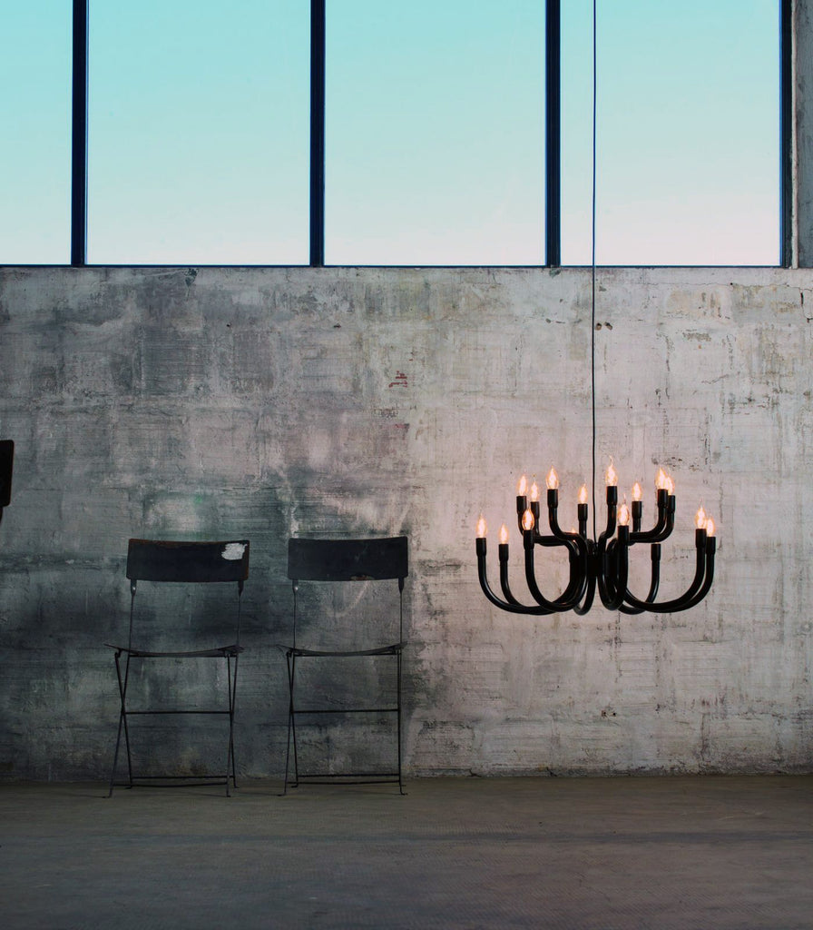 Karman Snoob Chandelier featured within a interior space