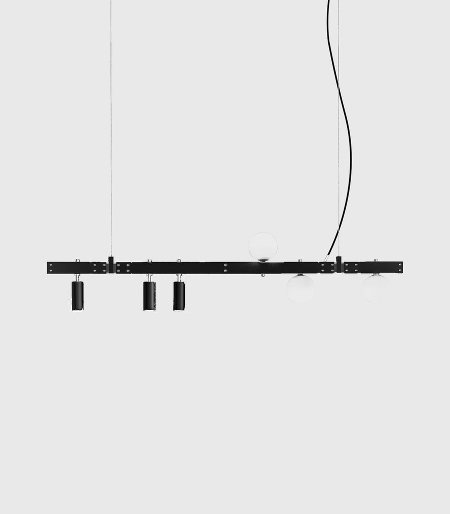 Karman Stant Linear Pendant Light in Matte Black