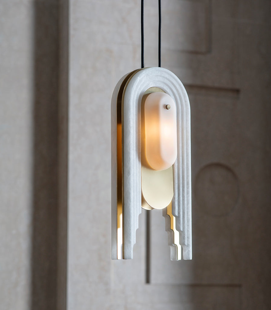 Bert Frank Vima Pendant Light featured within interior space