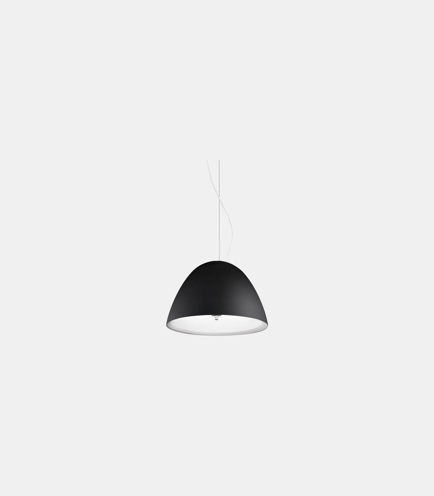 Panzeri Willy Glass Pendant Light in Black / Small
