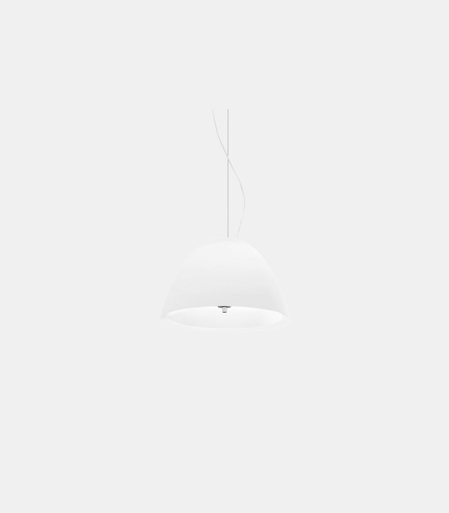 Panzeri Willy Glass Pendant Light in White / Small