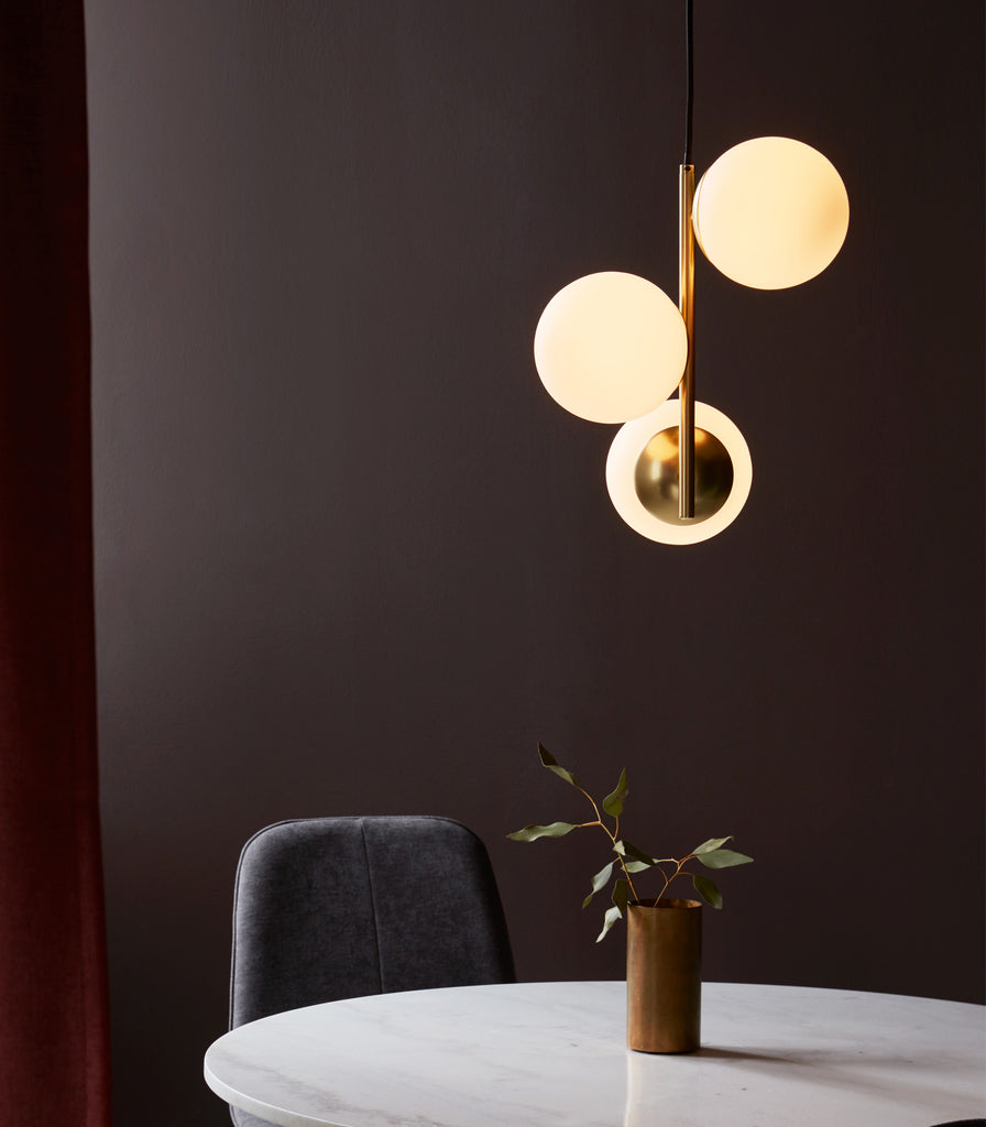 Nordlux  Lilly Pendant Light hanging over dining table