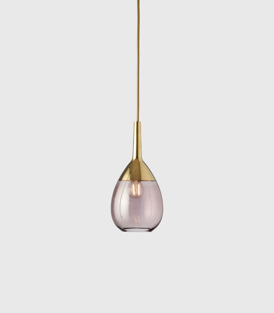 Ebb & Flow Lute Pendant Light in Small/ Obsidian