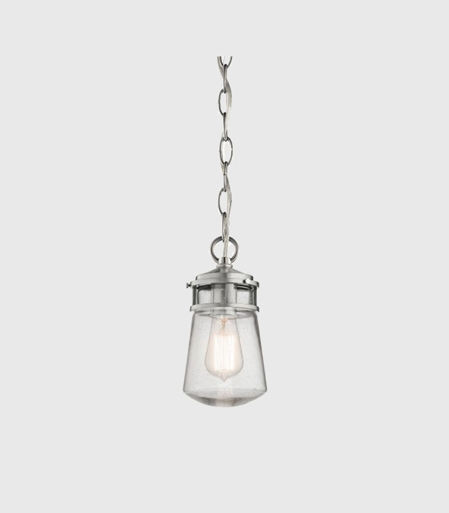 Elstead Lyndon Pendant Light in Brushed Aluminium