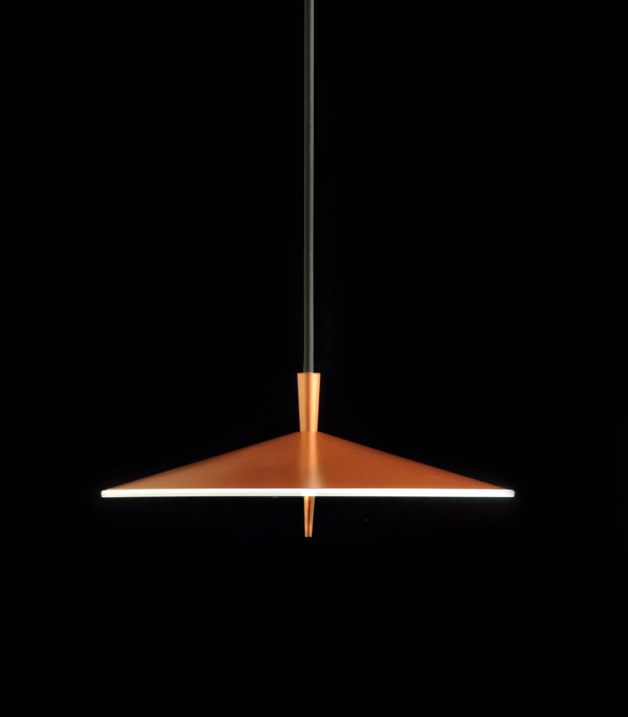 Milan Pla Pendant Light in Large/ Mettalic Copper