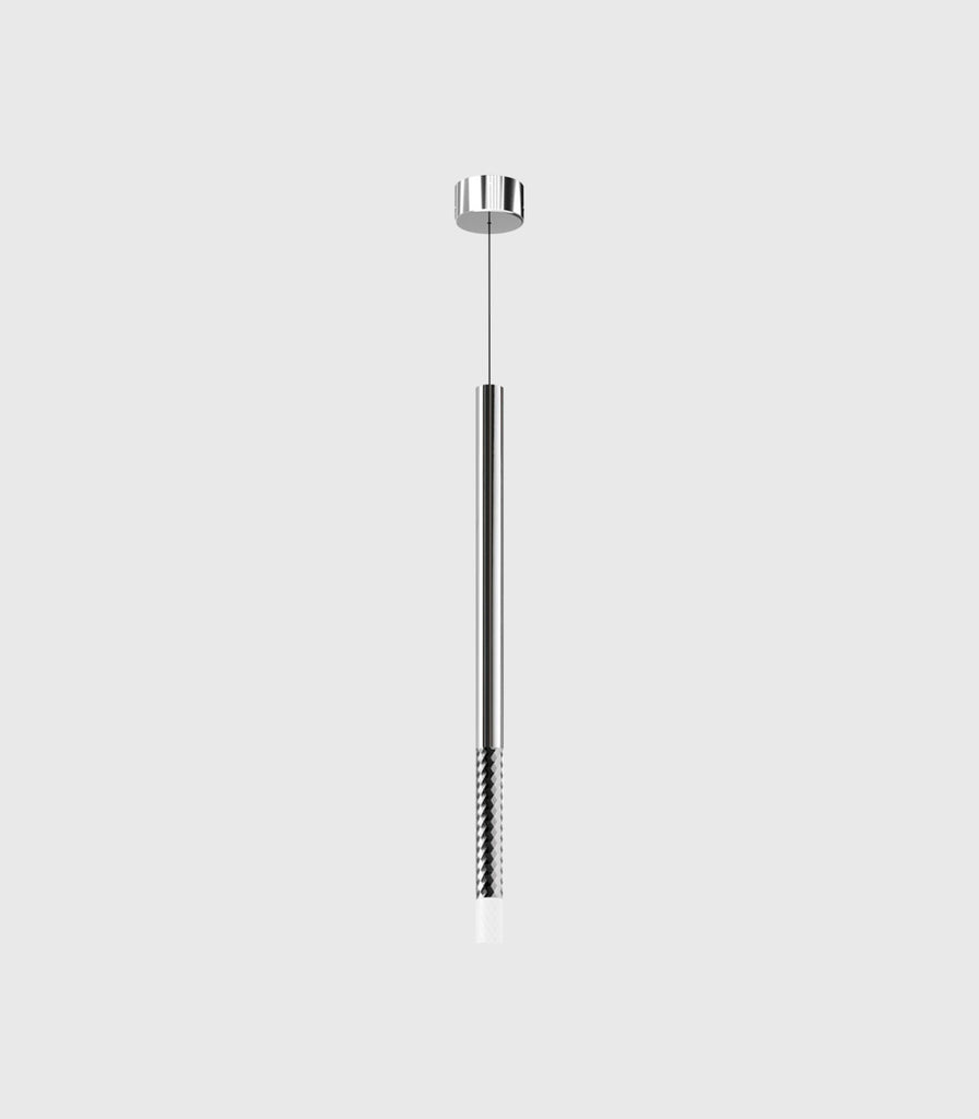 Linea Light Puccini Pendant Light in Large/ Chrome