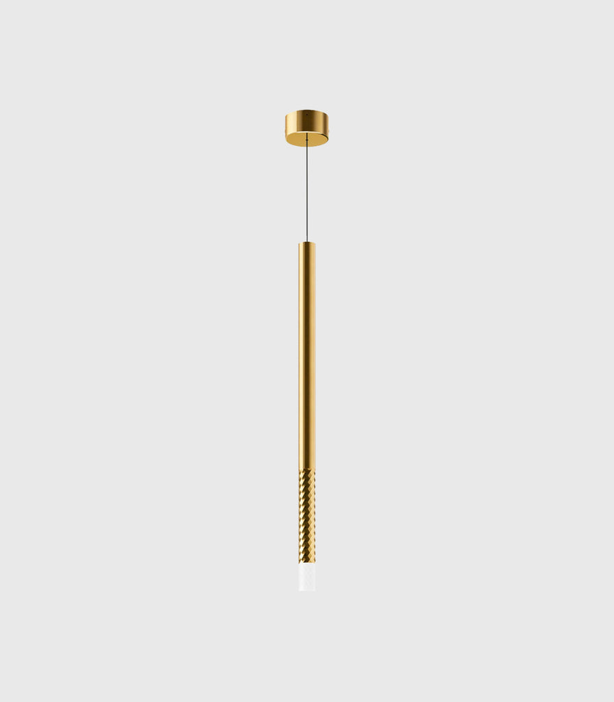 Linea Light Puccini Pendant Light in Large/ Gold