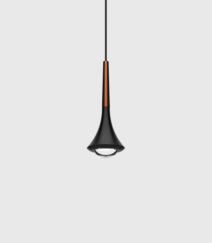 Lodes Rain Pendant Light in Coppery Bronze/Matte Black