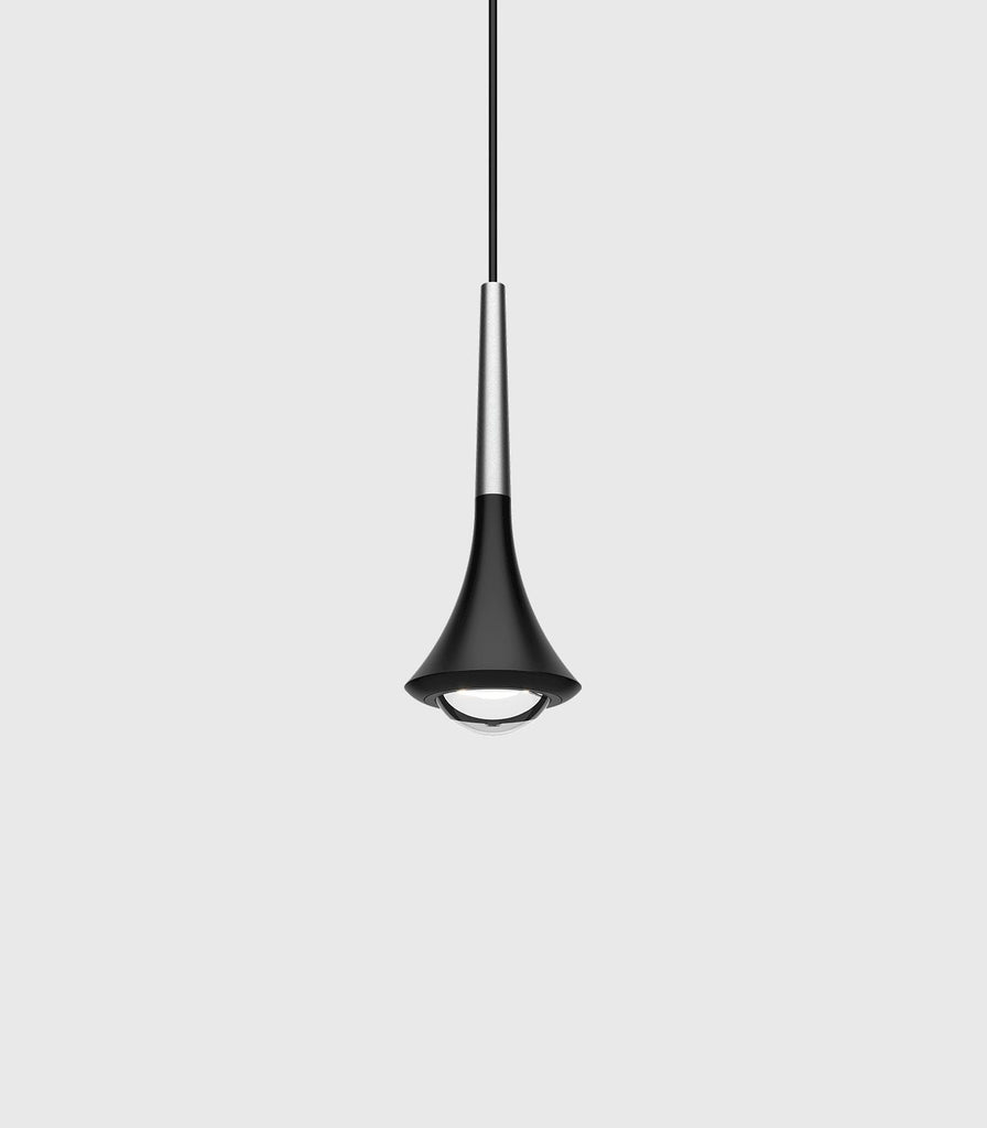 Lodes Rain Pendant Light in Brushed Chrome/Matte Black