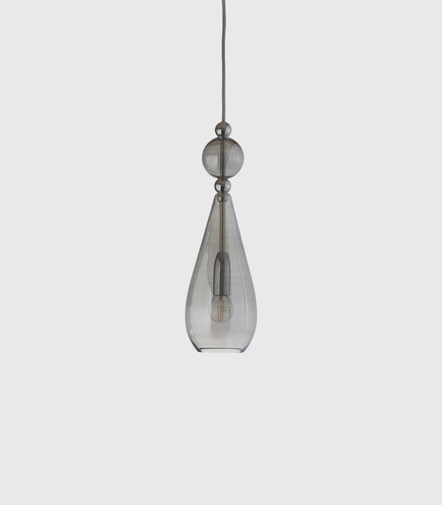 Ebb & Flow Smykke Pendant Light in Small/ Smokey Grey