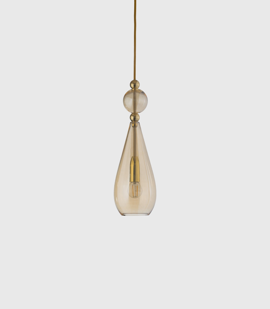 Ebb & Flow Smykke Pendant Light in Small/ Golden Smoke