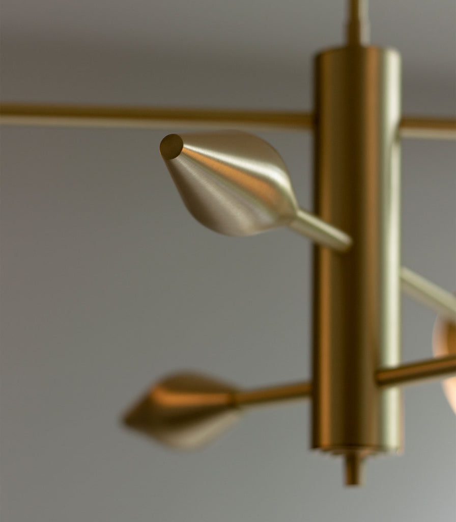 J. Adams & Co. Supernova 3lt Pendant Light featured in an interior space