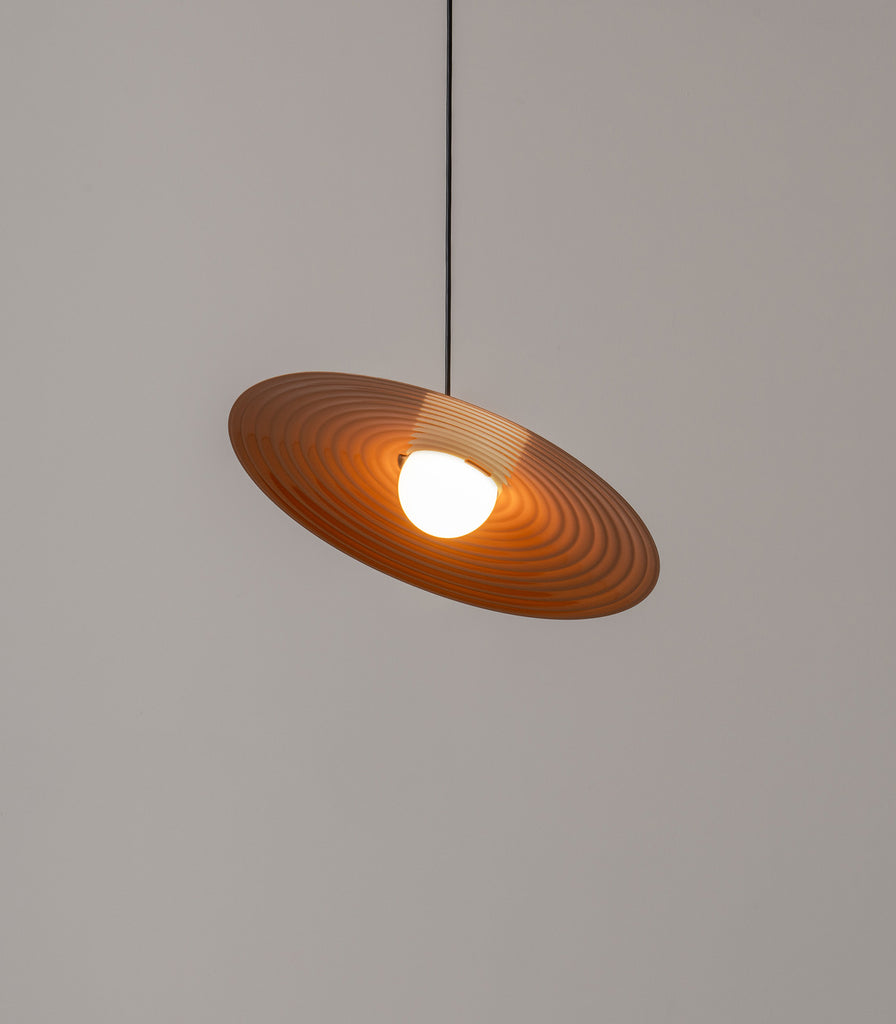 Milan Symphony Pendant Light in Large/ Mettalic Copper