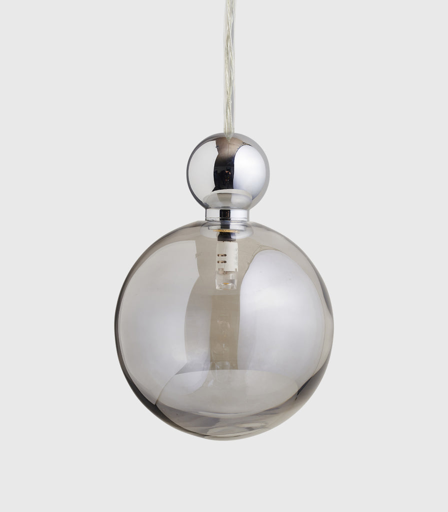 Ebb & Flow Uva Pendant Light in Large/ Smokey Grey