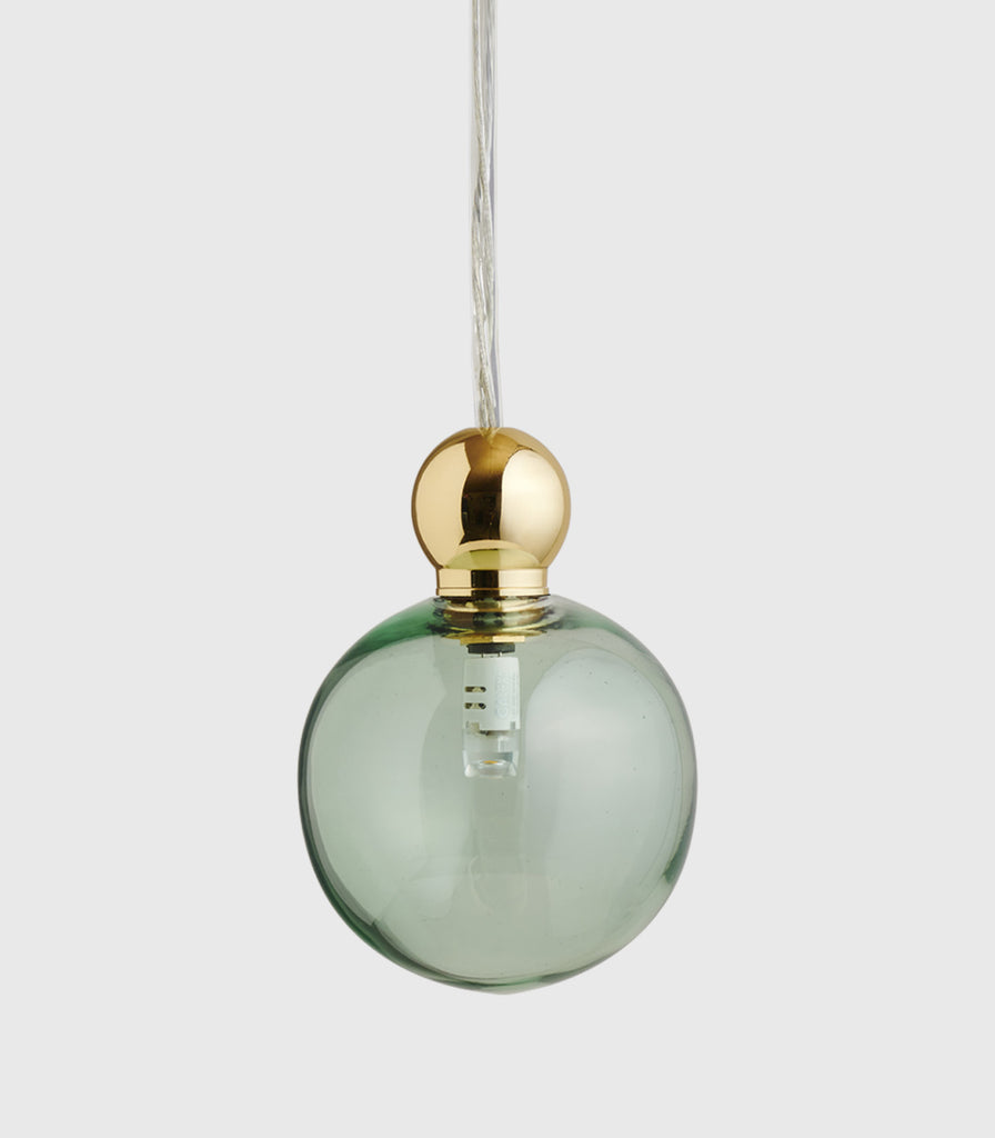 Ebb & Flow Uva Pendant Light in Medium/ Forest Green